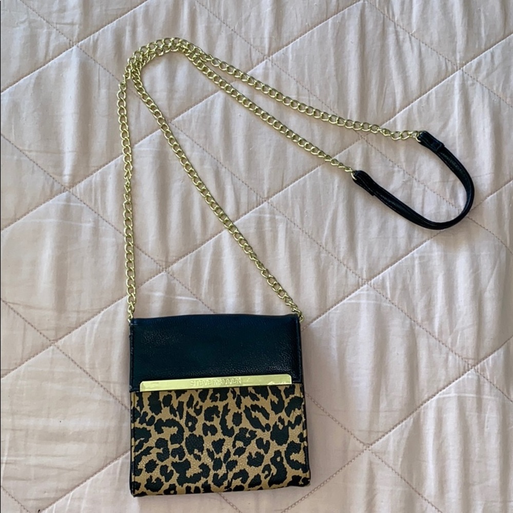 Steve Madden leopard print mini crossbody